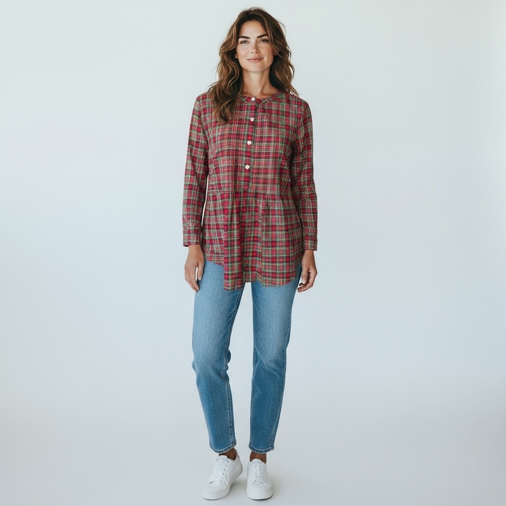 Vineyard‎ Vines Tartan Plaid Top